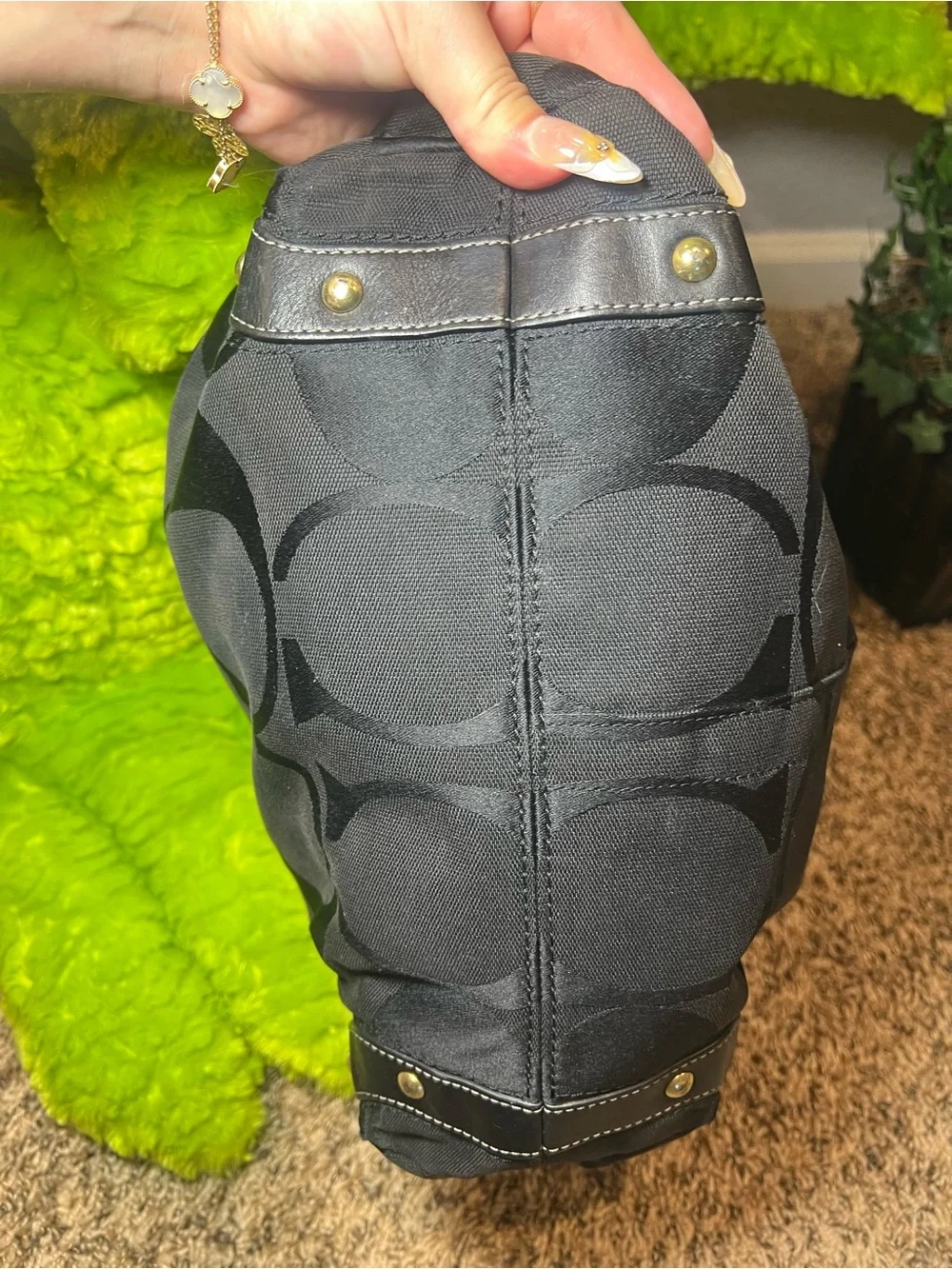 Coach Black Carly Bag (y2k/2000)